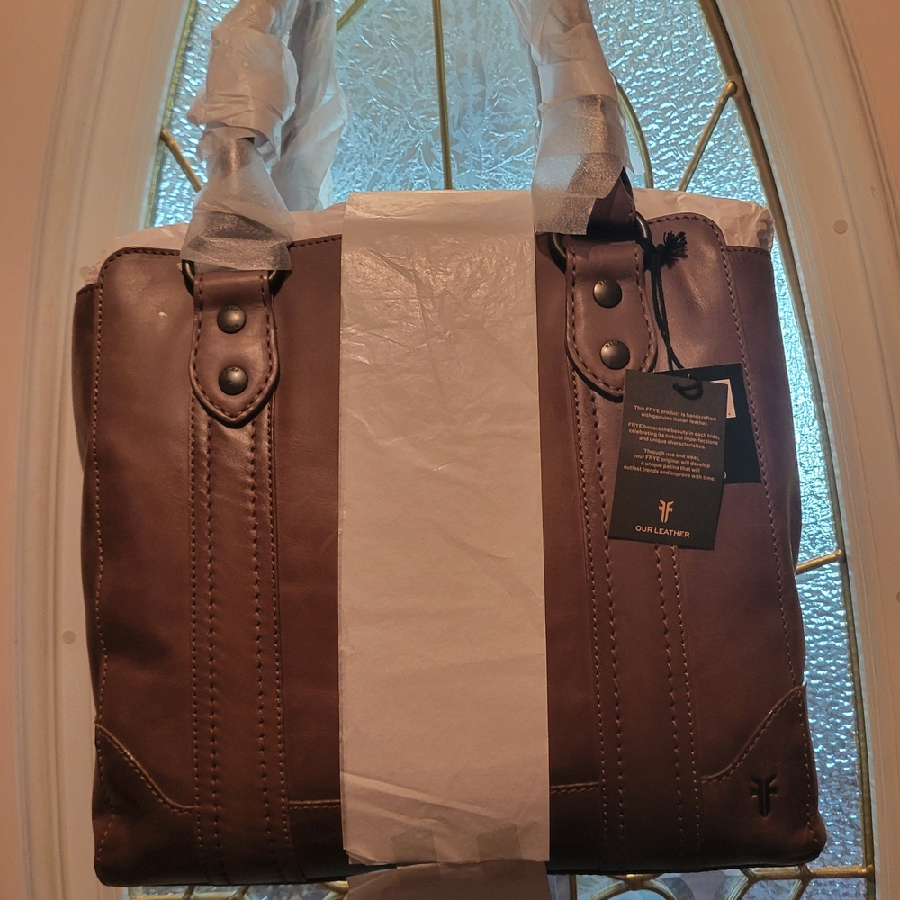 Frye Brown Leather Travel Bag